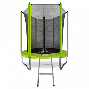 ARLAND Батут 6FT с внутренней страховочной сеткой и лестницей (Light green)