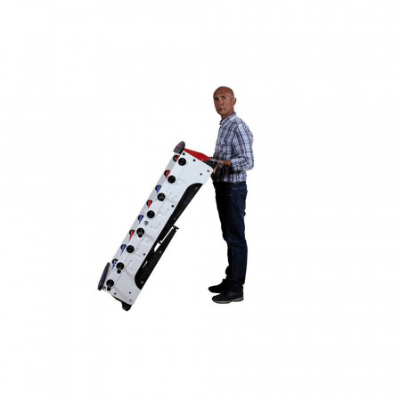 Игровой стол - футбол "STORM F-3 FAMILY OUTDOOR TELESCOPIC" (138x76x88, жетоноприемник) с защитным корпусом